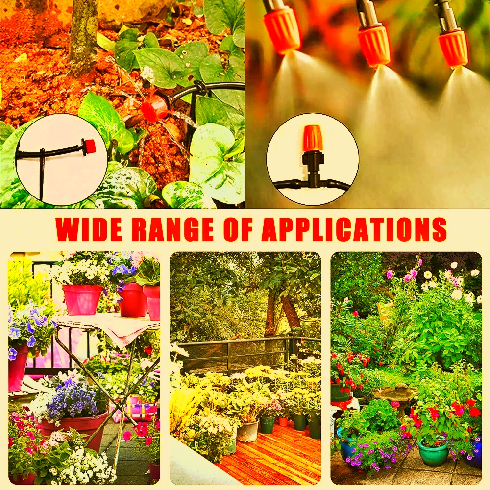 Automatic Drip and Mist Irrigation Kit – Give Your Plants Water on Demand and Save Your Time! Automatic Drip and Mist Irrigation Kit
