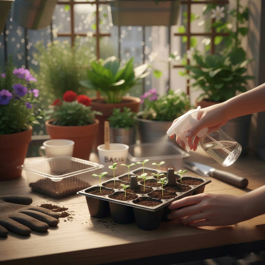 Home Balcony Gardening: How I Grow Flowers, Herbs, and Spinach for My Kitchen How I Grow Flowers, Herbs and Spinach for My Kitchen