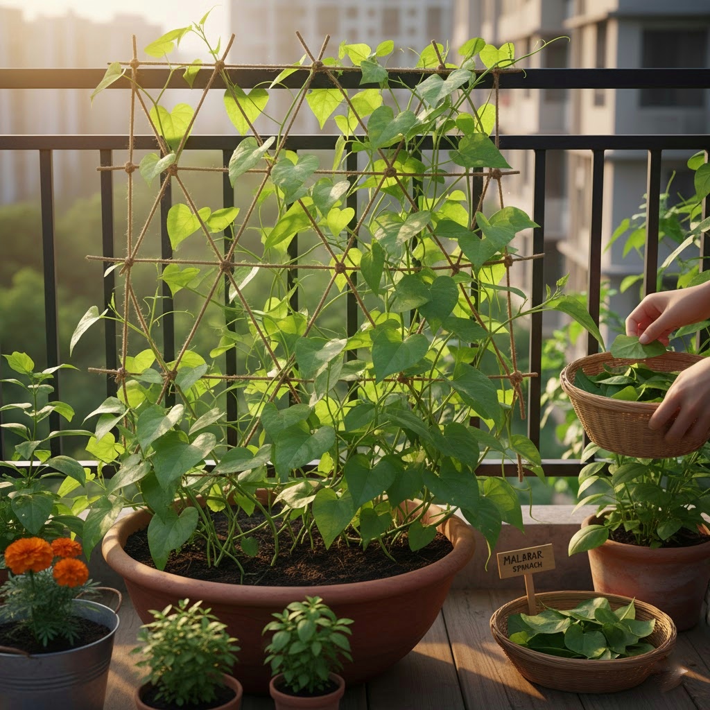 Home Balcony Gardening: How I Grow Flowers, Herbs, and Spinach for My Kitchen How I Grow Flowers, Herbs and Spinach for My Kitchen