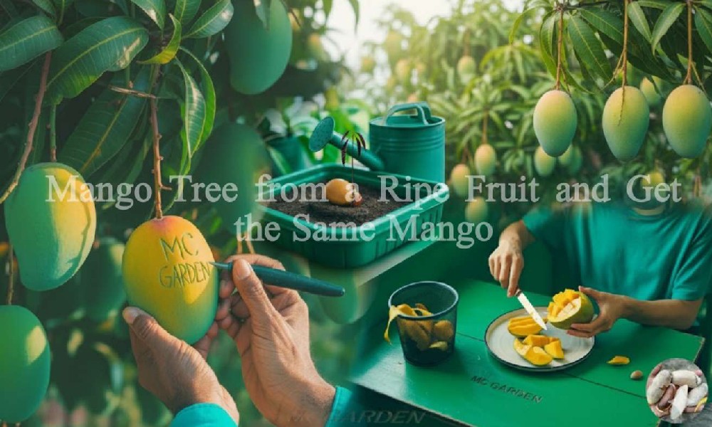 How to Grow a Mango Tree from a Ripe Fruit and Get the Same Mango