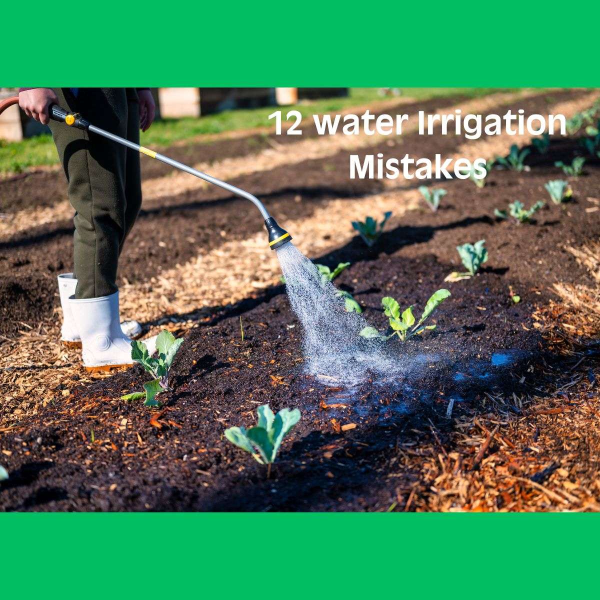 12 water Irrigation Mistakes